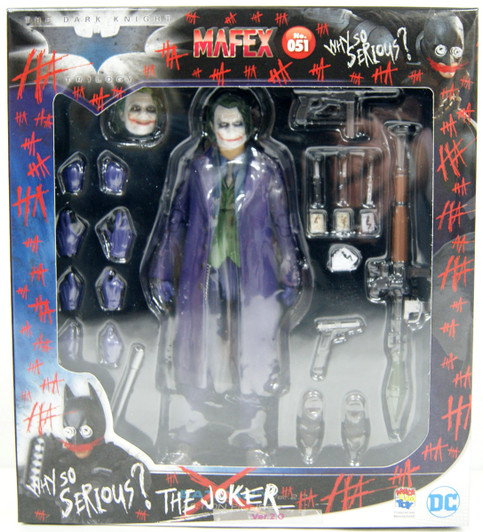 Medicom MAFEX 051 Batman The Dark Knight - The Joker Version 2.0 Figure Medicom MAFEX 051 Batman The Dark Knight - The Joker Version 2.0 Figure