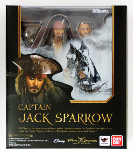 Bandai 147756 S.H. Figuarts Pirates of the Caribbean Captain Jack Sparrow Figure
