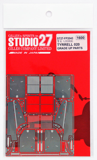 Studio27 ST27-FP2043 Tyrrell 020 Upgrade Parts for Tamiya 1/20 Scale