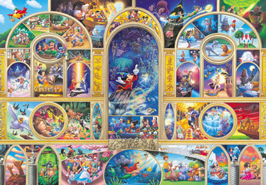 Tenyo Japan Jigsaw Puzzle D-1000-269 Disney All Characters (1000 Pieces)