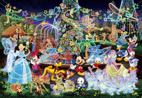Tenyo Japan Jigsaw Puzzle D-1000-329 Disney All Characters (1000 Pieces)