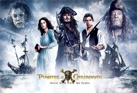 Yanoman Jigsaw Puzzle 99-419 Pirates of the Caribbean Dead Men Tell No Tales (99 Small Pieces)