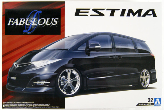 Aoshima 53638 FABLOUS VARIOUS GSR50 ESTIMA '06 (TOYOTA) 1/24 Scale Kit Aoshima 53638 FABLOUS VARIOUS GSR50 ESTIMA '06 (TOYOTA) 1/24 Scale Kit