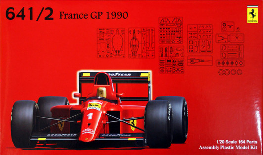 Fujimi GP5 090375 F1 Ferrari 641/2 1990 France GP 1/20 Scale Kit 090375