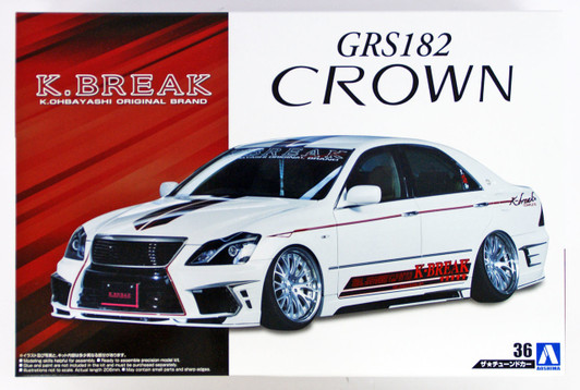 Aoshima 54246 K-BREAK HYPER ZERO CUSTOM GRS182 CROWN '03(TOYOTA) 1/24 scale kit