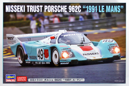 Hasegawa 20318 Nisseki Trust Porsche 962C '1991 Le Mans' 1/24 Scale Kit
