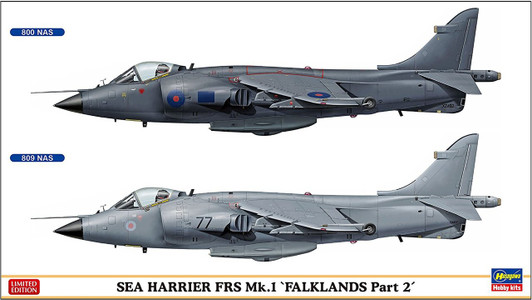 Hasegawa 02253 Sea Harrier FRS Mk.1 "Falklands Part 2" 1/72 scale kit