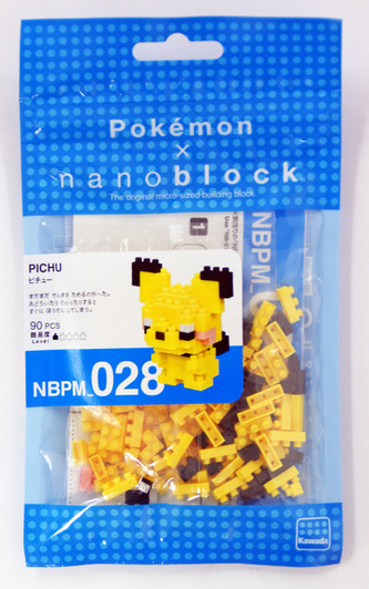 Kawada NBPM-028 nanoblock Pokemon Pichu