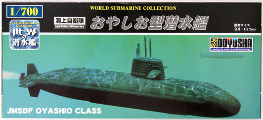 Doyusha 301319 World Submarine Collection JMSDF Oyashio 1/700 Scale Plastic Kit