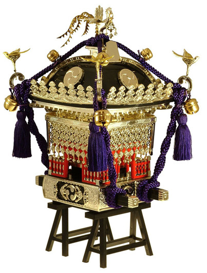 Doyusha 150115 Japanese Edo "Mikoshi" Pre-painted (Black) 1/8 Scale Kit