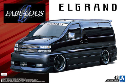 Aoshima 54529 FABULOUS APE50 ELGRAND '00 (NISSAN) 1/24 scale kit