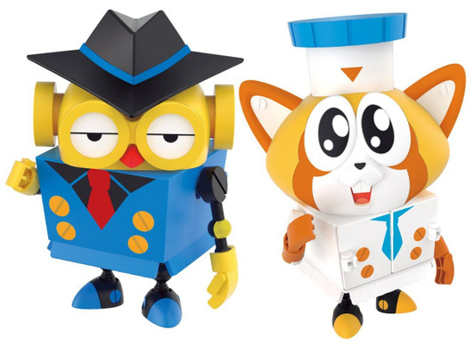 Bandai 240372 Pikachin Robot Spy Owl James & Patti of Gourmet Raccoon