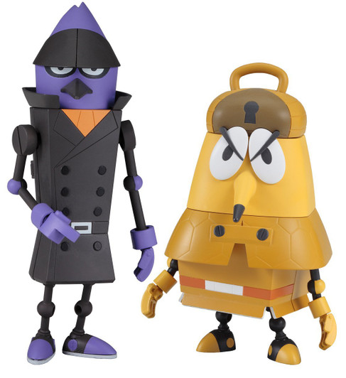 Bandai 244790 Pikachin Robot Clean Crow Duke & Detective Armadillo Sherlock Set