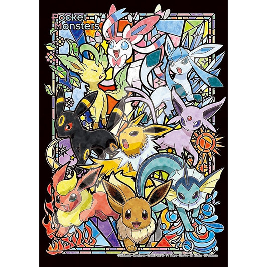 Pikachu & Eevee Crystal 3D Puzzle Pokemon 48 Pieces Beverly 50247 Japan  Impor