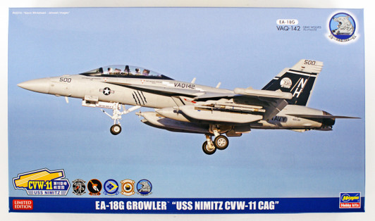 Hsaegawa SP369 EA-18G Growler USS Nimitz CVW-11 Cag 1/72 scale kit