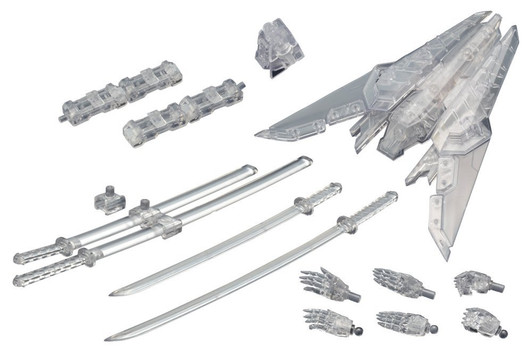 Kotobukiya MSG Modeling Support MW102 Weapon Unit Assorted 02 Sharp Set Clear Version