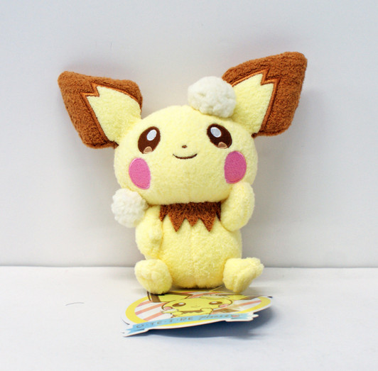 Pokemon Center Original Plush Doll OTEIRE Please Pichu 11-234489