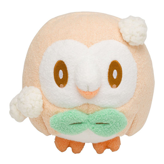 Pokemon Center Original Plush Doll OTEIRE Please Rowlet (Mokuroh)