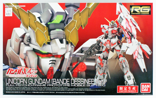 Bandai RG Unicorn Gundam (Bande Dessinee Ver.) 1/144 Scale Kit 274735