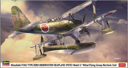 Hasegawa 07464 IJN Mitsubishi F1M2 Type Zero Observation Seaplane Type 11 902 Mortlock Detachment 1/48 scale kit