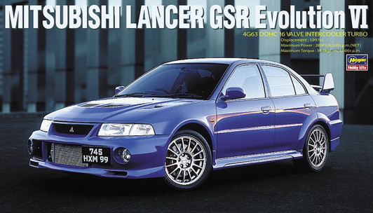Hasegawa 20336 Mitsubishi Lancer GSR Evolution 6 1/24 scale kit