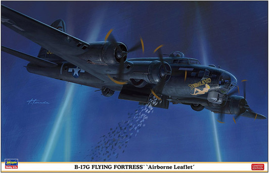 Hasegawa 02276 US Army B-17G Flying Fortress Airborne Leaflet 1/72 scale kit