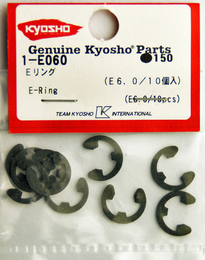 Kyosho 1-E060 E-Ring (E6.0/10pcs)