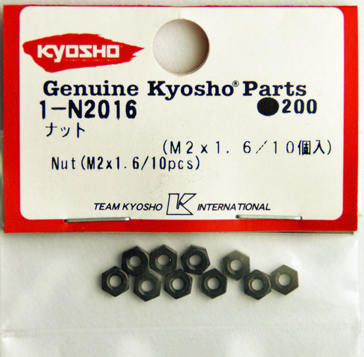 Kyosho 1-N2016 Nut (M2x1.6/10pcs)