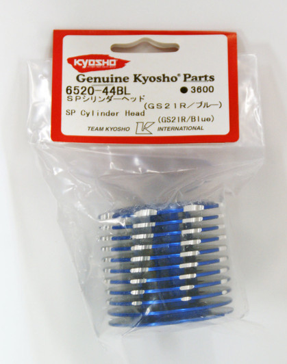 Kyosho 6520-44BL SP Cylinder Head(GS21R/Blue)