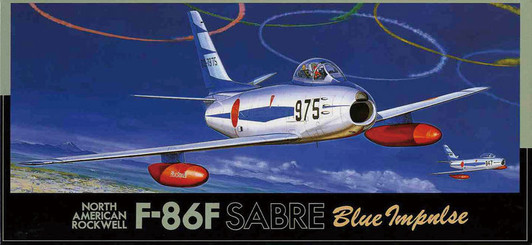 Fujimi F21 F-86F SABRE Blue Impulse 1/72 Scale Kit