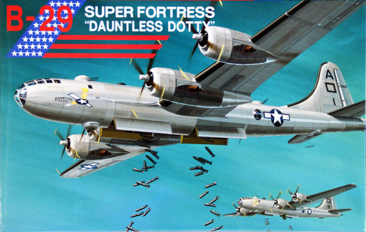 Fujimi No.01 B-29 Super Fortress Dauntless Dotty 1/144 Scale Kit