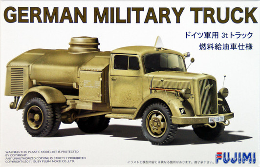 Fujimi ML5 German Military Truck (Tanker) 1/72 kit (4968728722320)