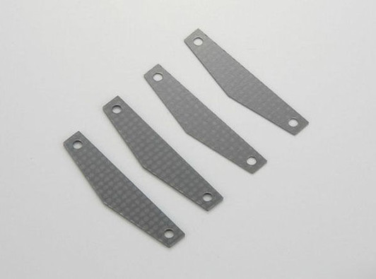 Kyosho FMW608 Carbon Front Upper Mount Plate(0.5,1.0mm/Evolva M3)