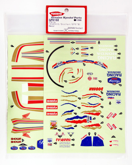 Kyosho GPD102 Decal (NSR500/Doohan/GP57B)