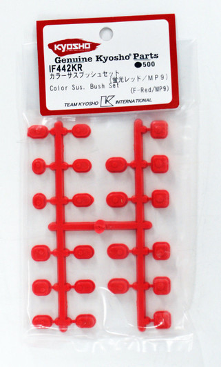 Kyosho IF442KR Color Sus. Bush Set (F-Red/MP9)
