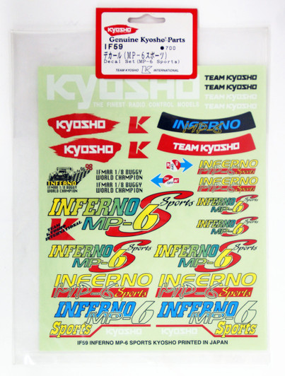 Kyosho IF59 Decal Set (MP-6 Sports)