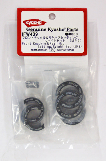 Kyosho IFW439 F-Knuckle & R-Hub Setting Weight Set (MP9)