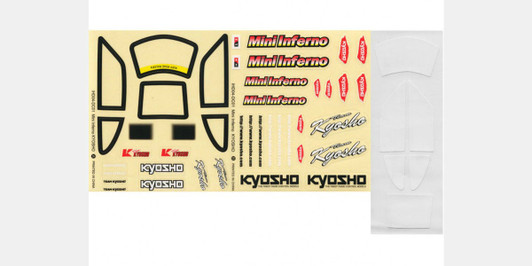 Kyosho IHD04 Decal Set(Mini Inferno/for ARR)