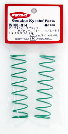 Kyosho IS106-914 Big Shock Spring (M/Green/9-1.4/L=84)