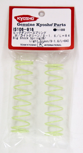 Kyosho IS106-916 Big Shock Spring(M/L-Green/9-1.6/L=84)