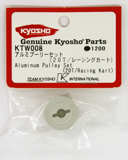 Kyosho KTW008 Aluminum Pulley Set (20T/Racing Kart)