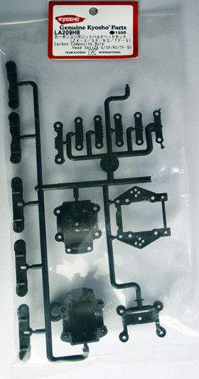 Kyosho LA209HB Carbon Composite Bulk Head Set (ZX-5 / SP / RS / TF-5)