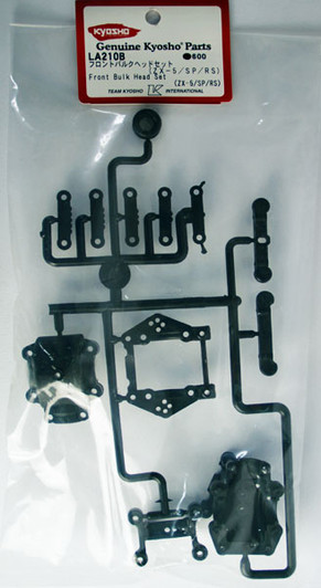 Kyosho LA210B Front Bulk Head Set (ZX-5/SP/R5)