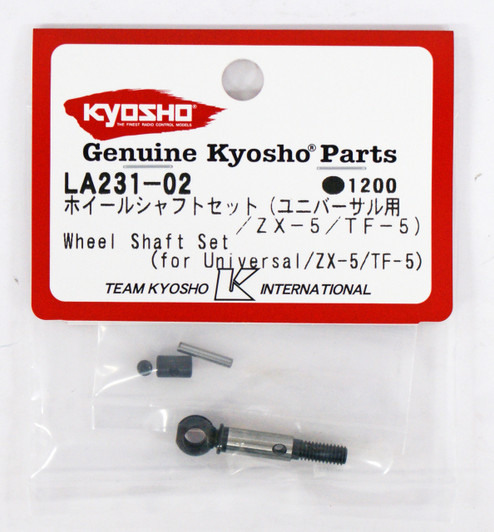 Kyosho LA231-02 Wheel Shaft Set (for Universal/ZX-5/TF-5)