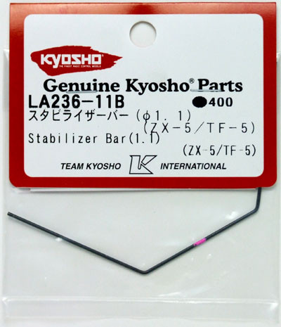 Kyosho LA236-11B Stabilizer Bar(1.1)(ZX-5/TF-5)