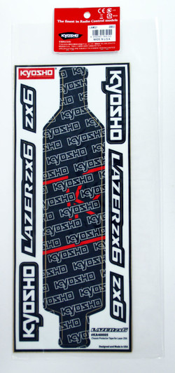 Kyosho LAW51 LAZER ZX6 Main Chassis Protective Film Set