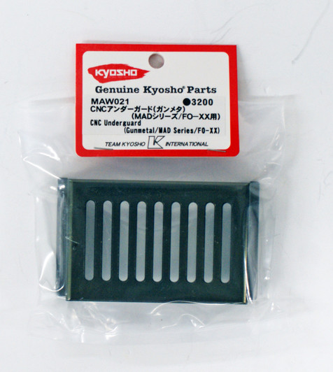 Kyosho MAW021 CNC Underguard(Gunmetal/MAD Series/FO-XX)