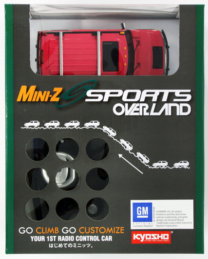 Kyosho Mini Z 32062P OVERLAND Sports MV-01S Hummer H2 Pink (2.4GHz Readyset)