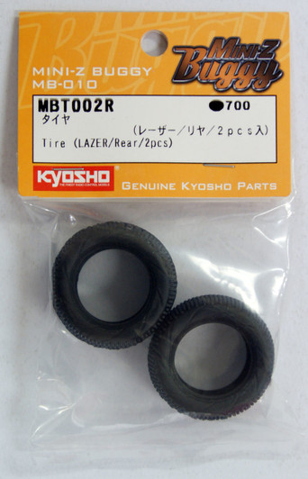Kyosho Mini Z MBT002R Tire (LAZER / Rear / 2pcs)