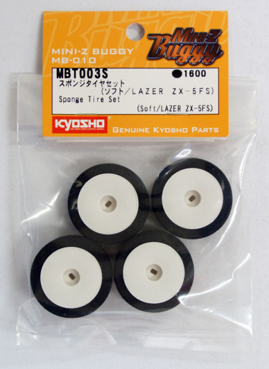 Kyosho Mini Z MBT003S Sponge Tire Set (Soft/ LAZER ZX-5FS)